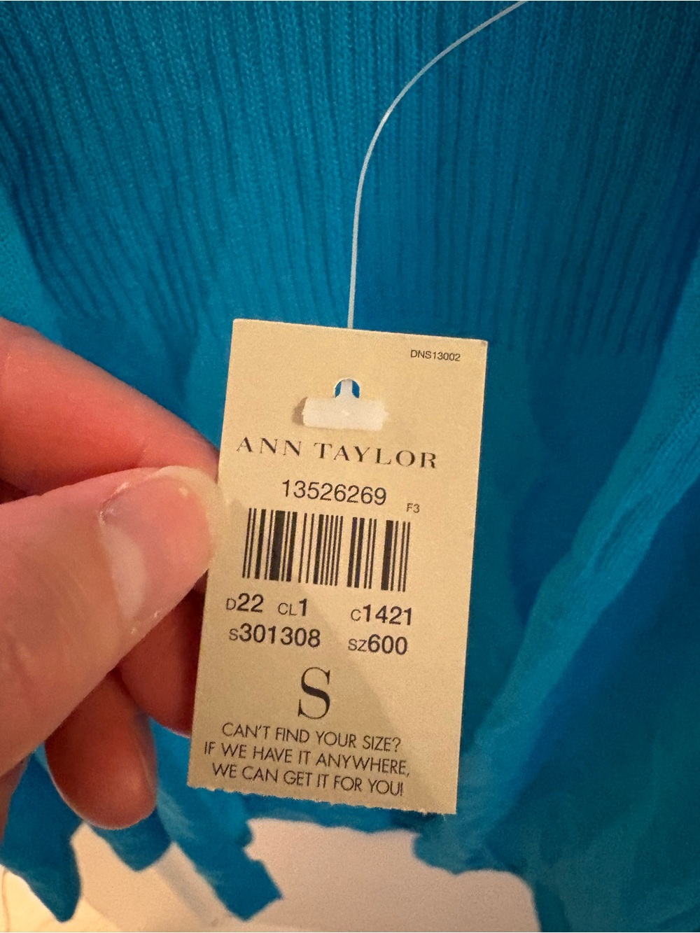 Ann Taylor Short Sleeve Turquoise Open-Front Cardigan NWT - Picture 5 of 14